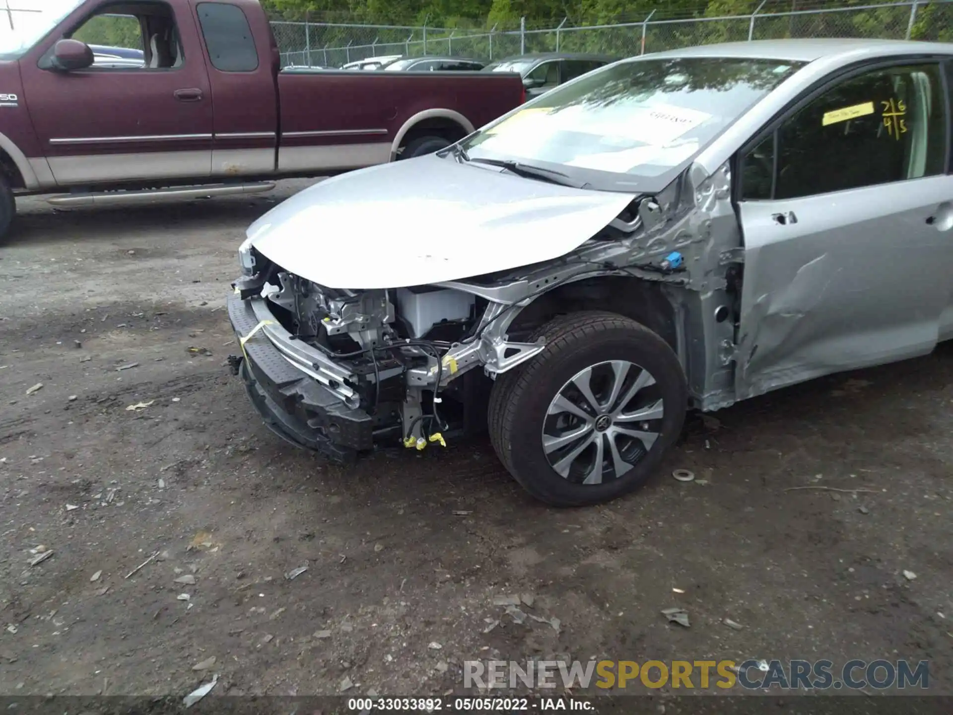 6 Photograph of a damaged car JTDEAMDE8NJ043924 TOYOTA COROLLA 2022