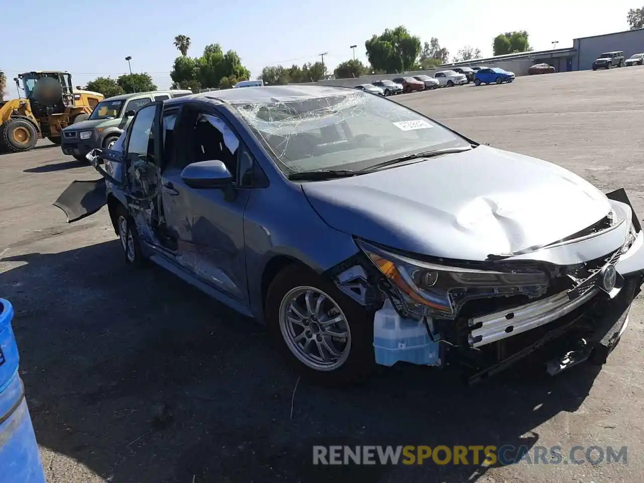 1 Photograph of a damaged car JTDEAMDE8NJ054440 TOYOTA COROLLA 2022