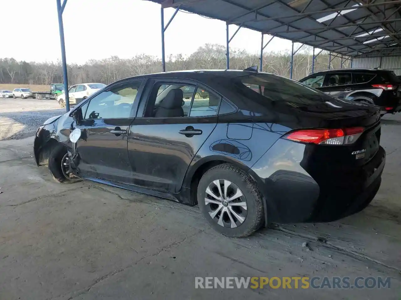 2 Photograph of a damaged car JTDEAMDE8NJ057239 TOYOTA COROLLA 2022