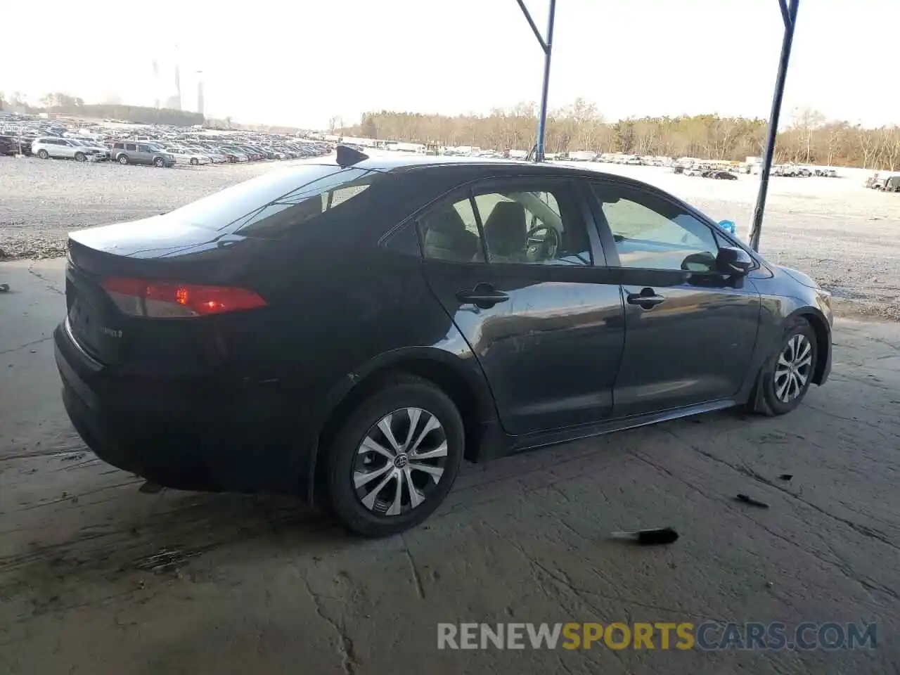 3 Photograph of a damaged car JTDEAMDE8NJ057239 TOYOTA COROLLA 2022