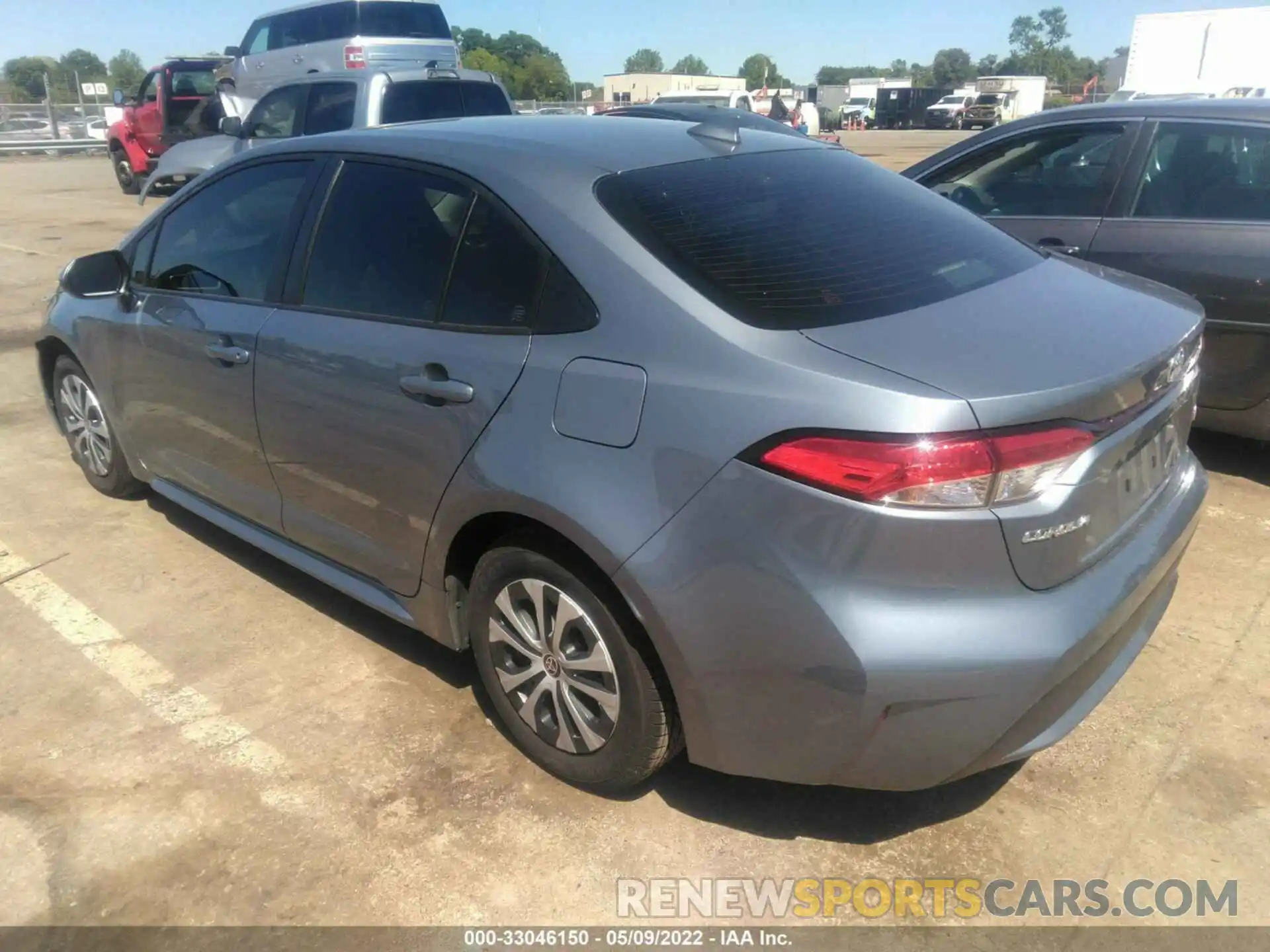 3 Photograph of a damaged car JTDEAMDE9N3001573 TOYOTA COROLLA 2022