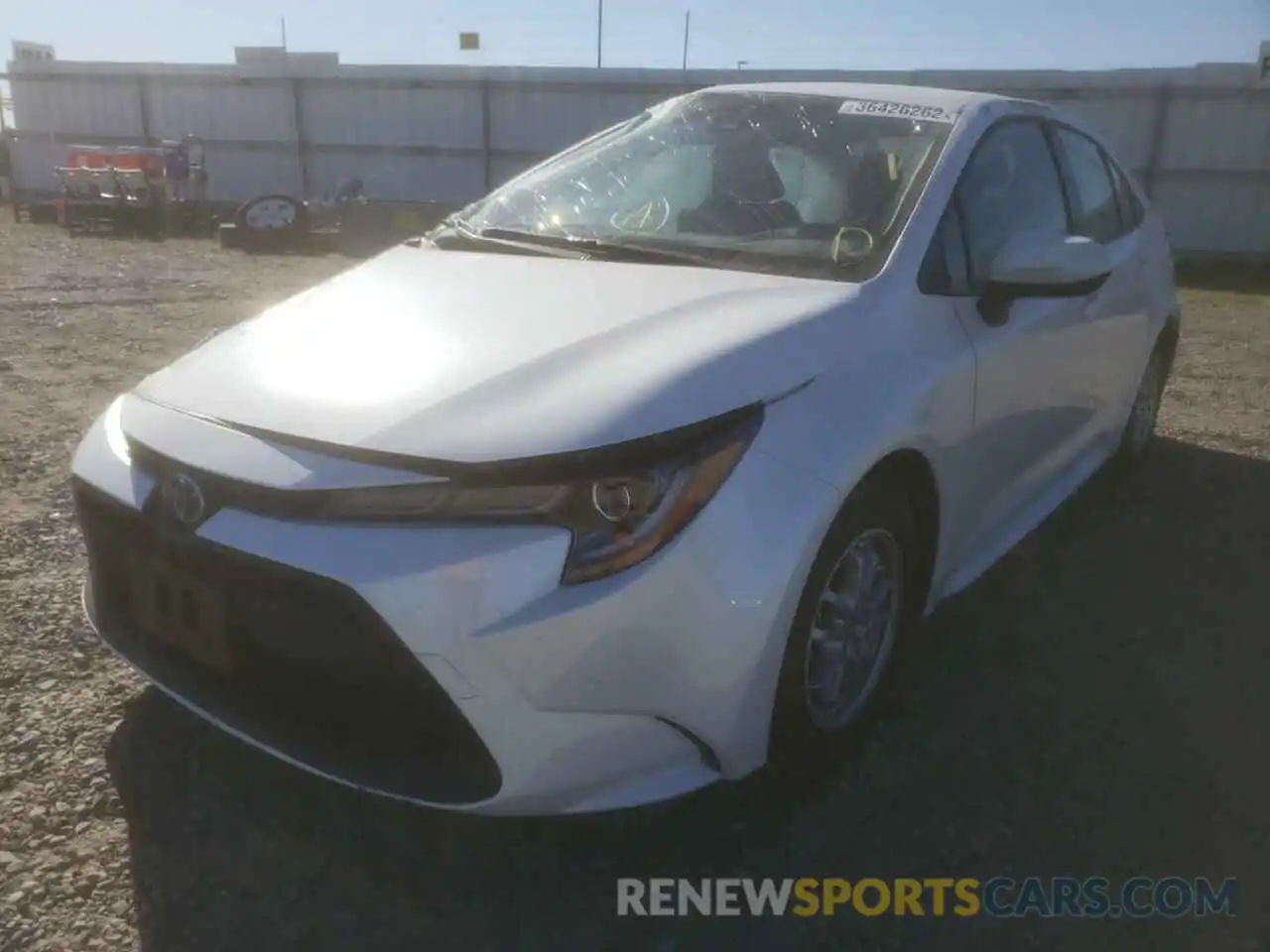 2 Photograph of a damaged car JTDEAMDE9N3001945 TOYOTA COROLLA 2022