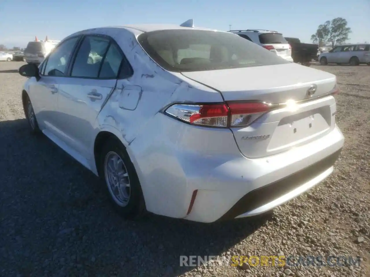 3 Photograph of a damaged car JTDEAMDE9N3001945 TOYOTA COROLLA 2022