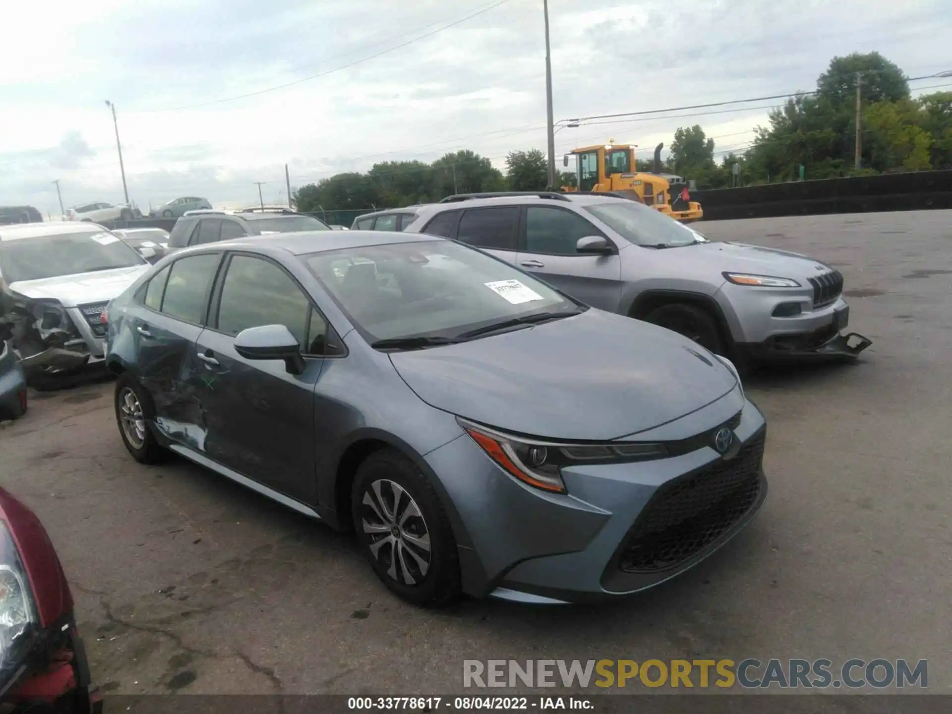 1 Photograph of a damaged car JTDEAMDE9N3003520 TOYOTA COROLLA 2022