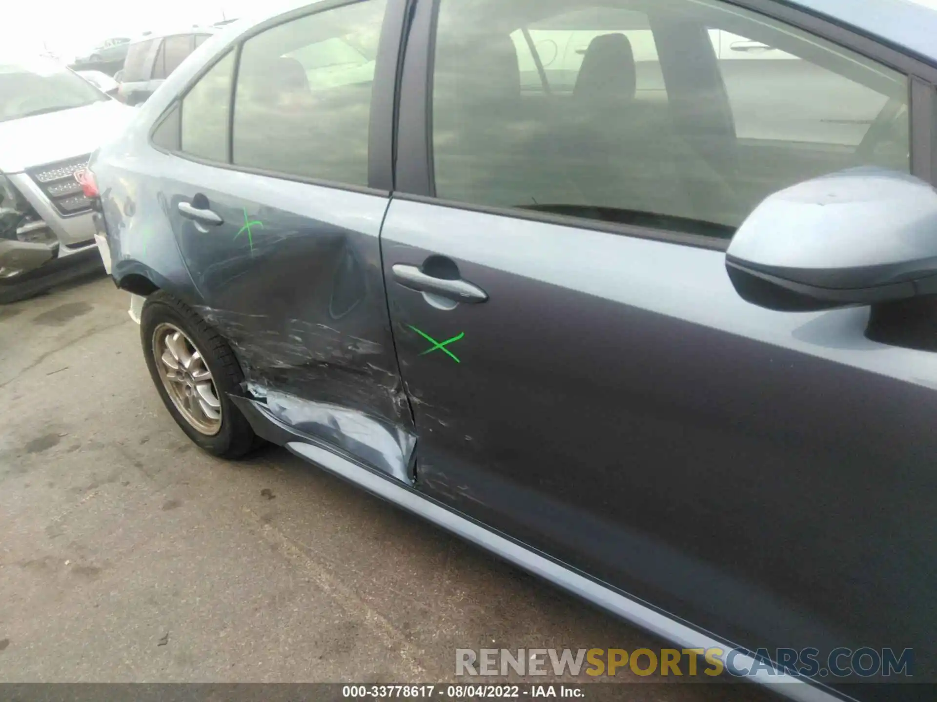 6 Photograph of a damaged car JTDEAMDE9N3003520 TOYOTA COROLLA 2022