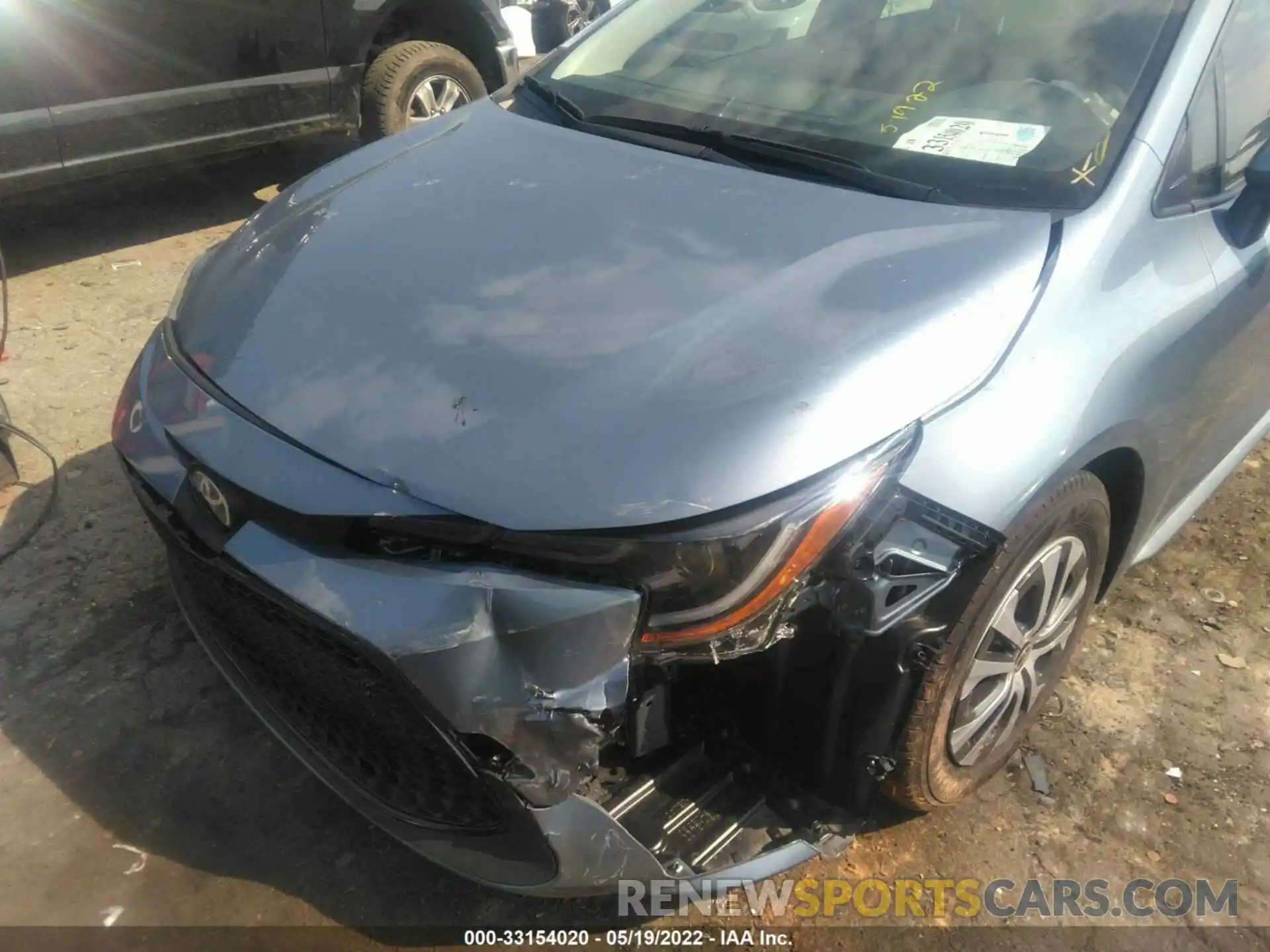 6 Photograph of a damaged car JTDEAMDE9NJ037517 TOYOTA COROLLA 2022