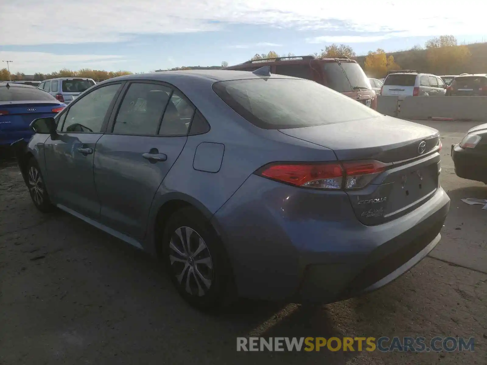 3 Photograph of a damaged car JTDEAMDE9NJ039624 TOYOTA COROLLA 2022