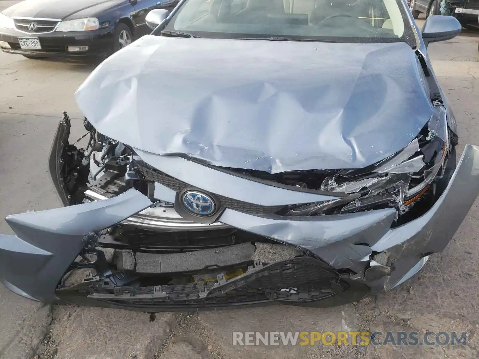 9 Photograph of a damaged car JTDEAMDE9NJ039624 TOYOTA COROLLA 2022