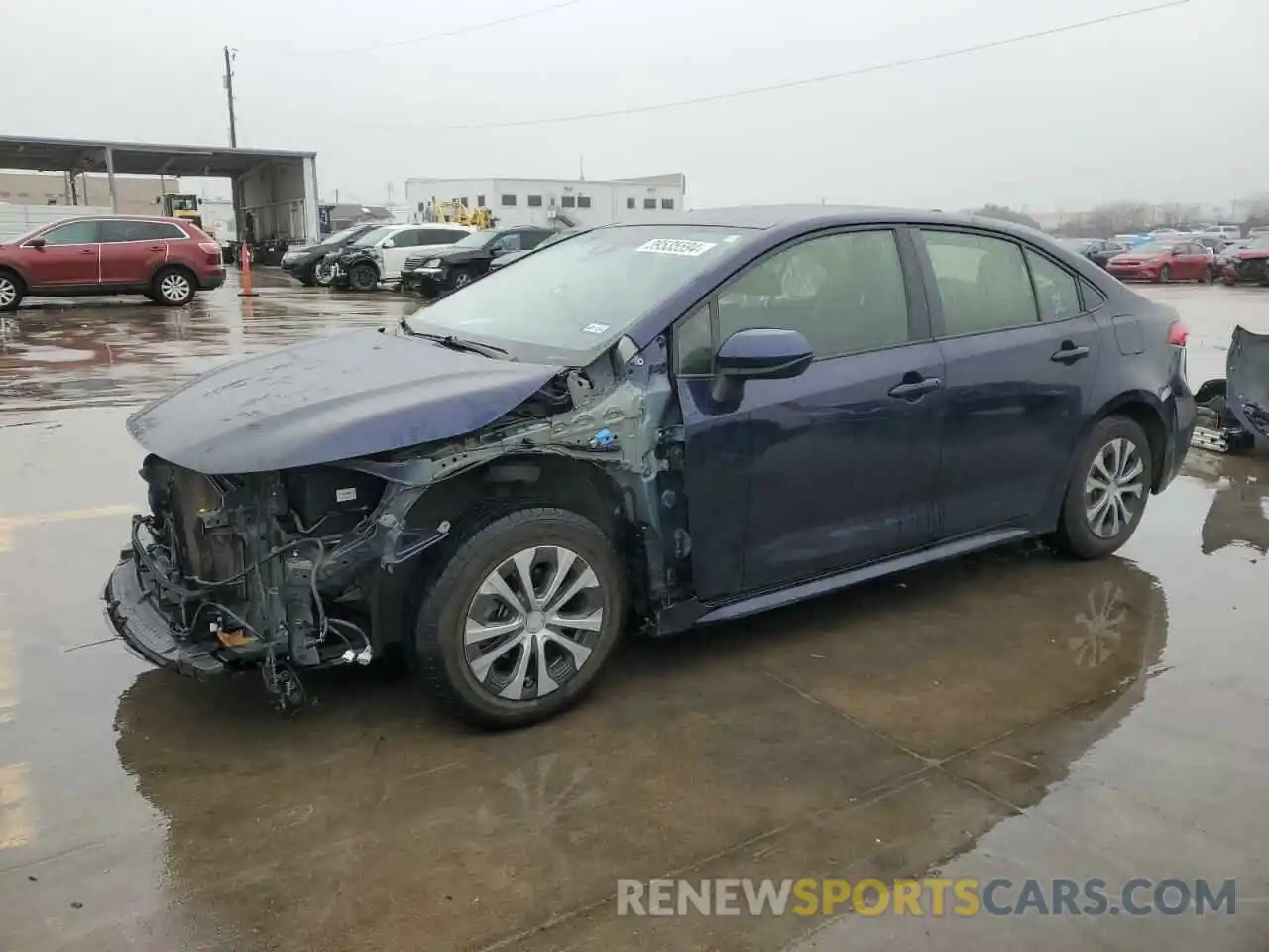 1 Photograph of a damaged car JTDEAMDE9NJ039901 TOYOTA COROLLA 2022