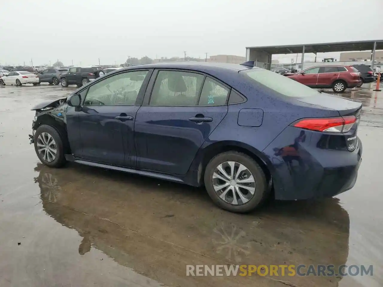 2 Photograph of a damaged car JTDEAMDE9NJ039901 TOYOTA COROLLA 2022