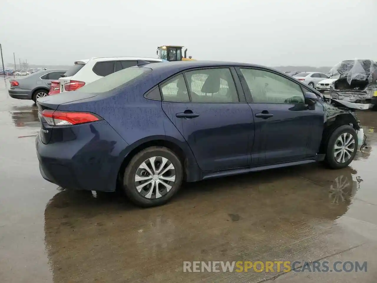 3 Photograph of a damaged car JTDEAMDE9NJ039901 TOYOTA COROLLA 2022