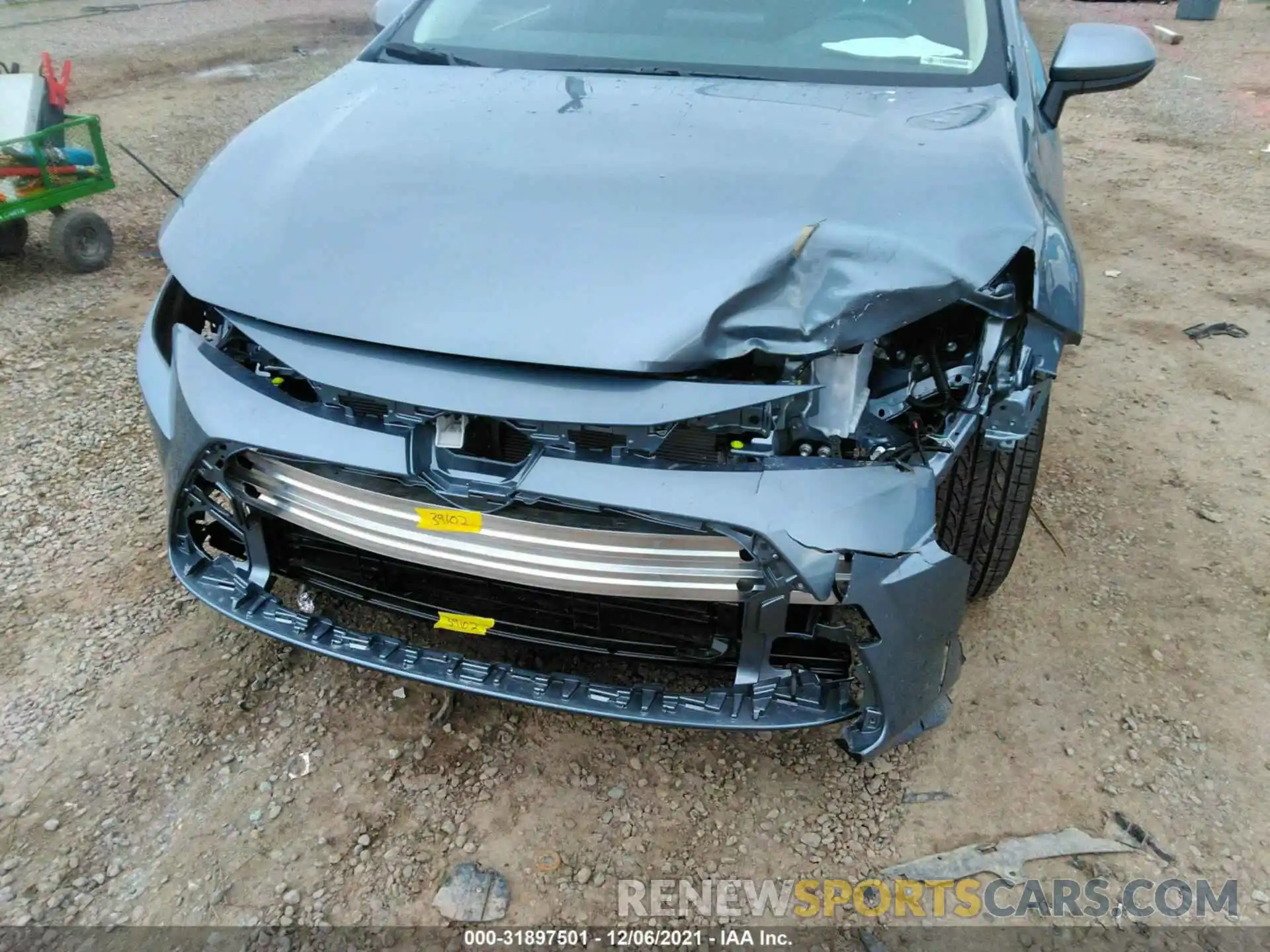 6 Photograph of a damaged car JTDEAMDE9NJ040384 TOYOTA COROLLA 2022