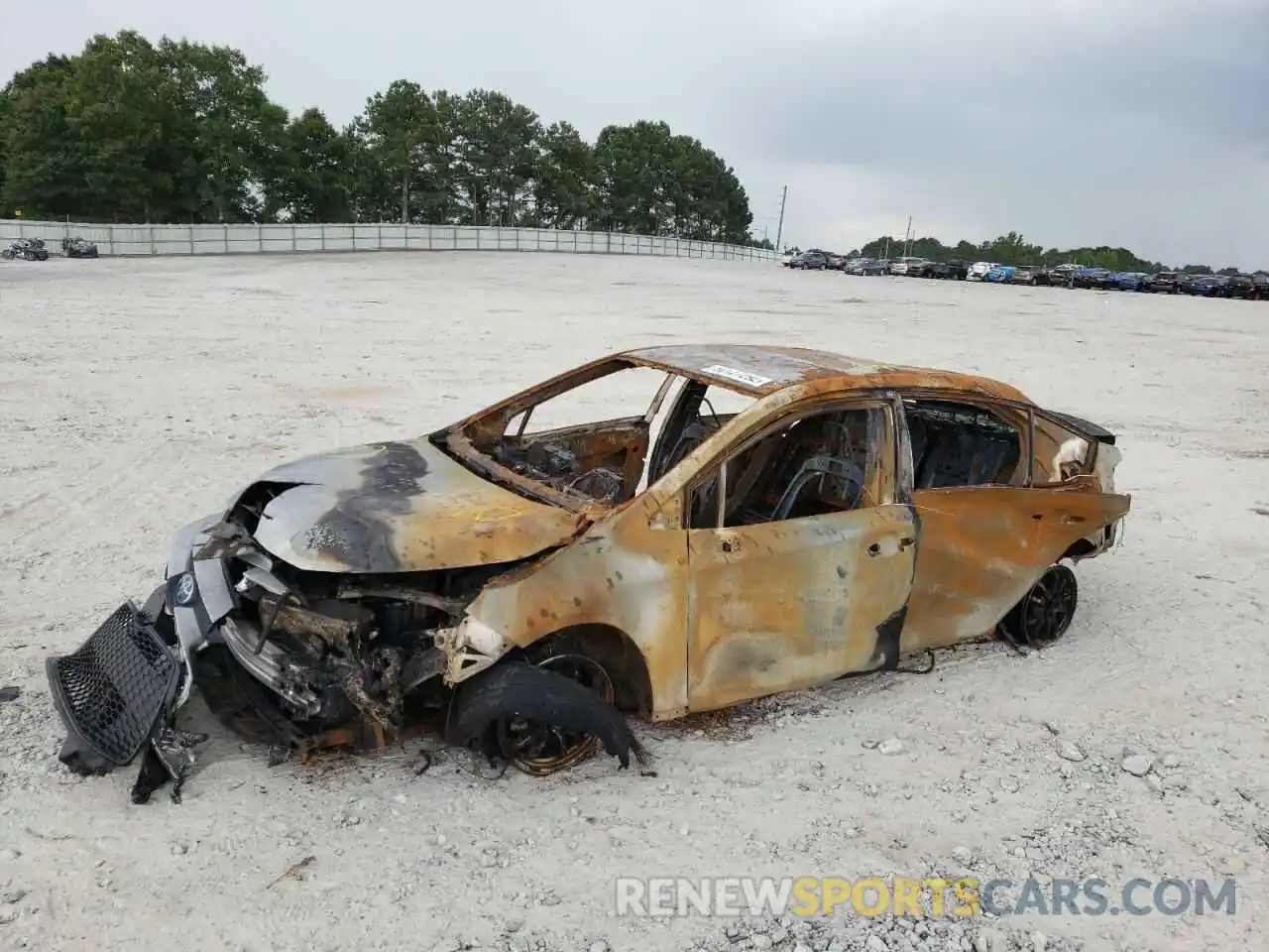 2 Photograph of a damaged car JTDEAMDE9NJ043351 TOYOTA COROLLA 2022