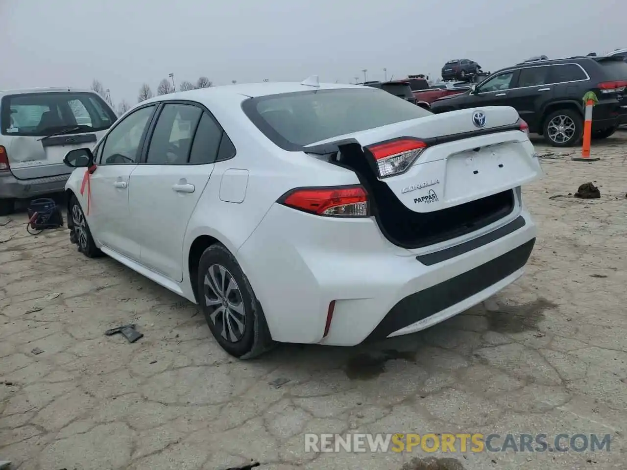 2 Photograph of a damaged car JTDEAMDE9NJ044421 TOYOTA COROLLA 2022