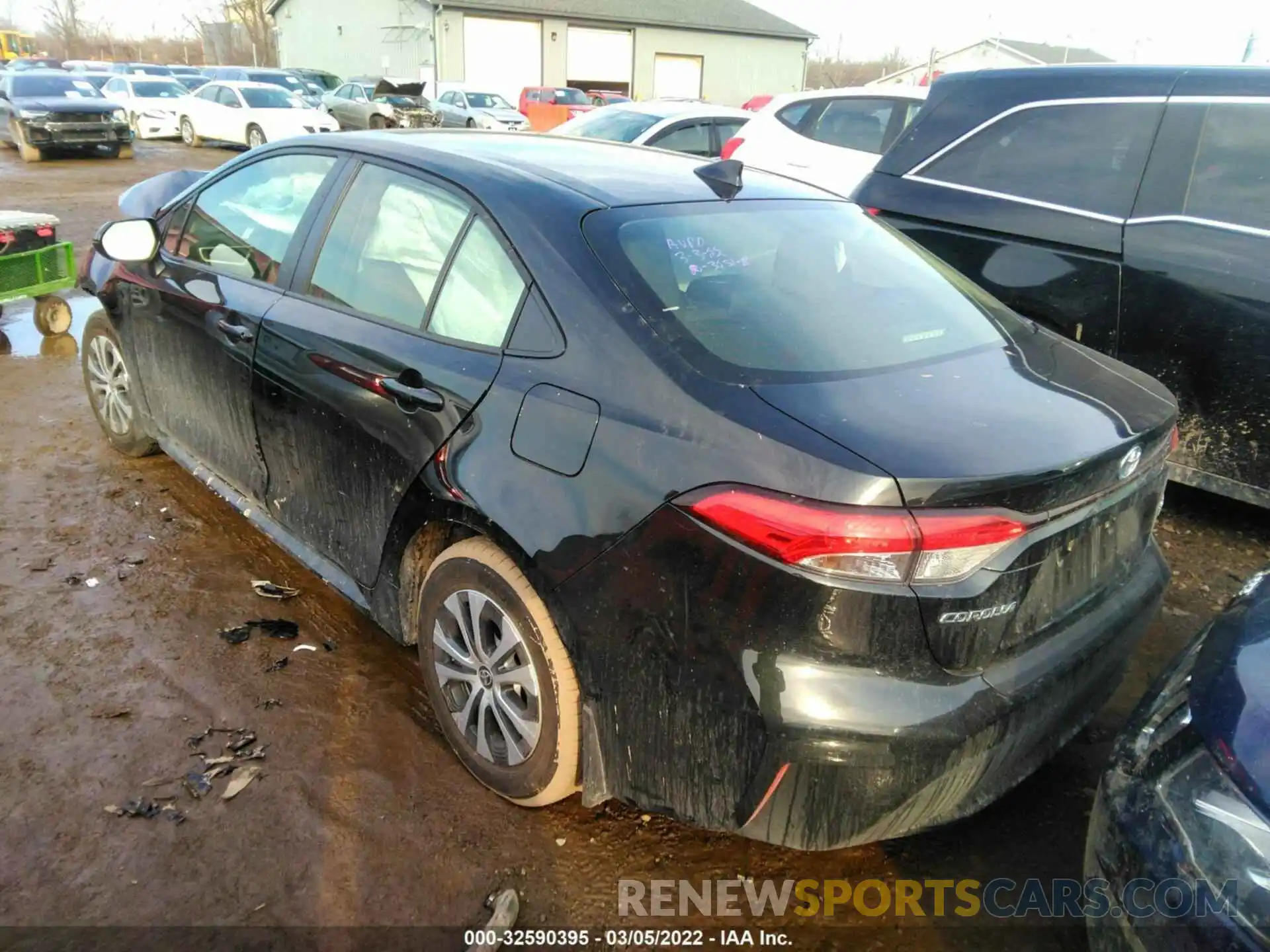 3 Photograph of a damaged car JTDEAMDE9NJ044953 TOYOTA COROLLA 2022