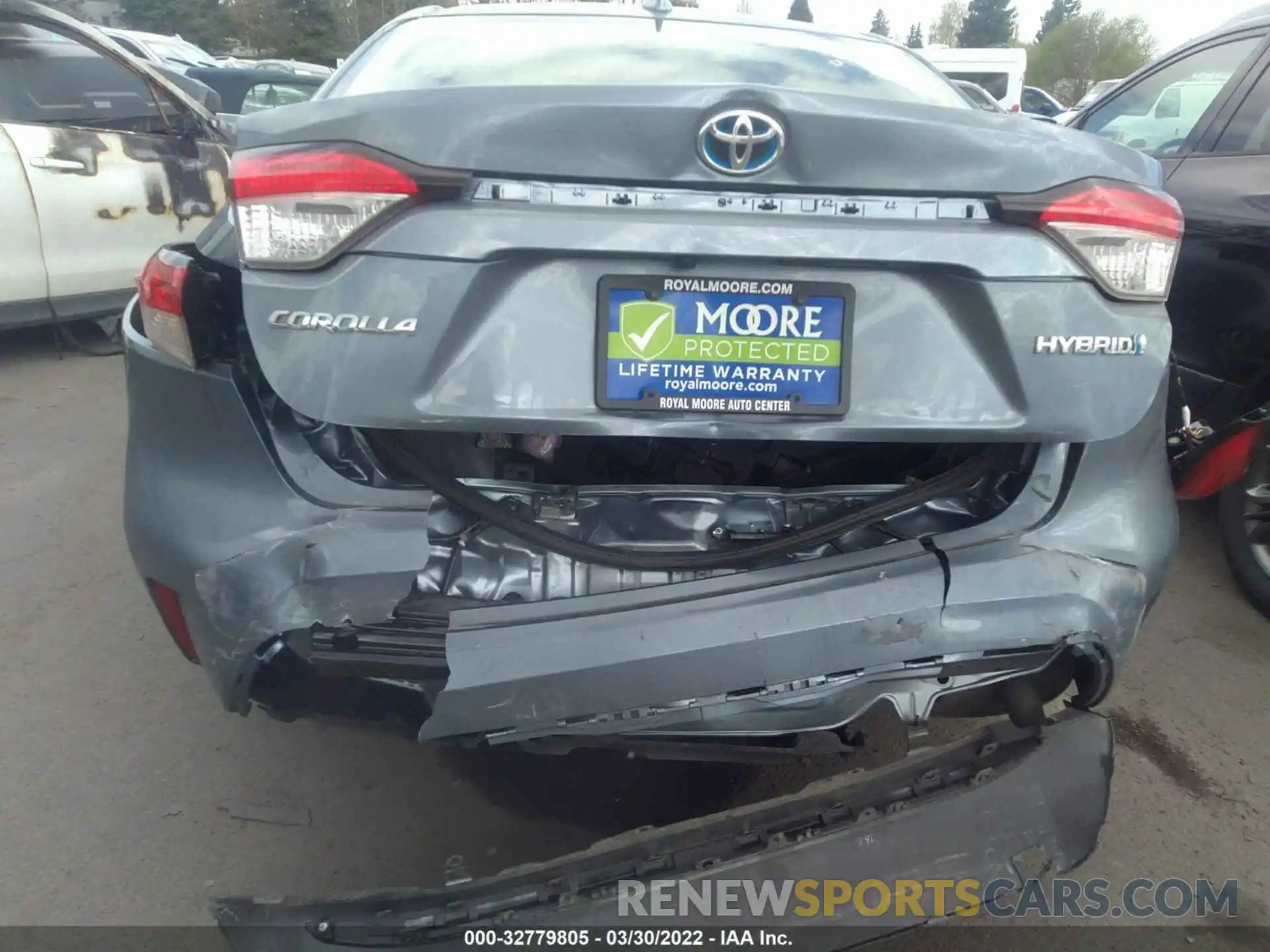 6 Photograph of a damaged car JTDEAMDE9NJ047447 TOYOTA COROLLA 2022