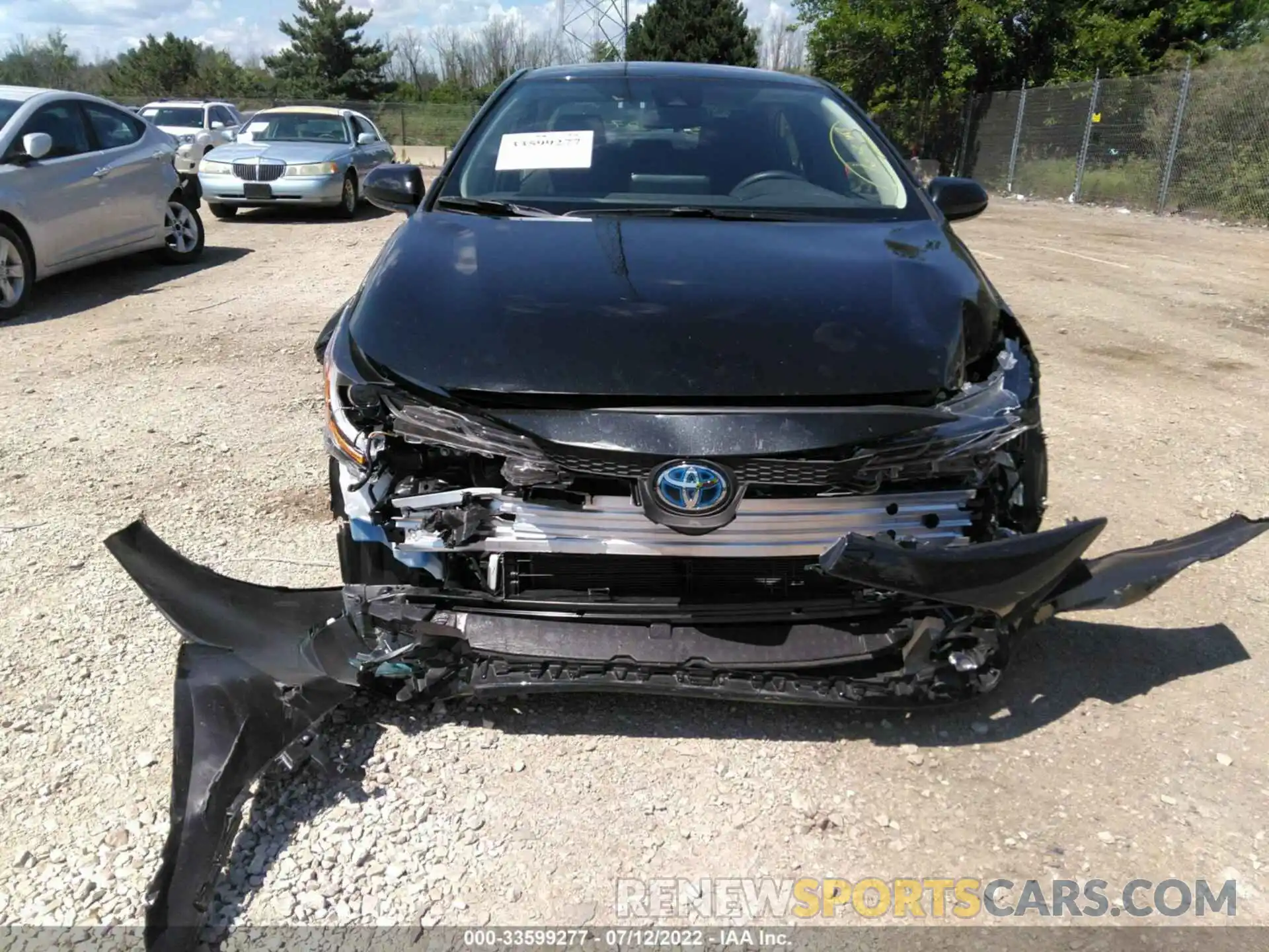 6 Photograph of a damaged car JTDEAMDE9NJ049537 TOYOTA COROLLA 2022