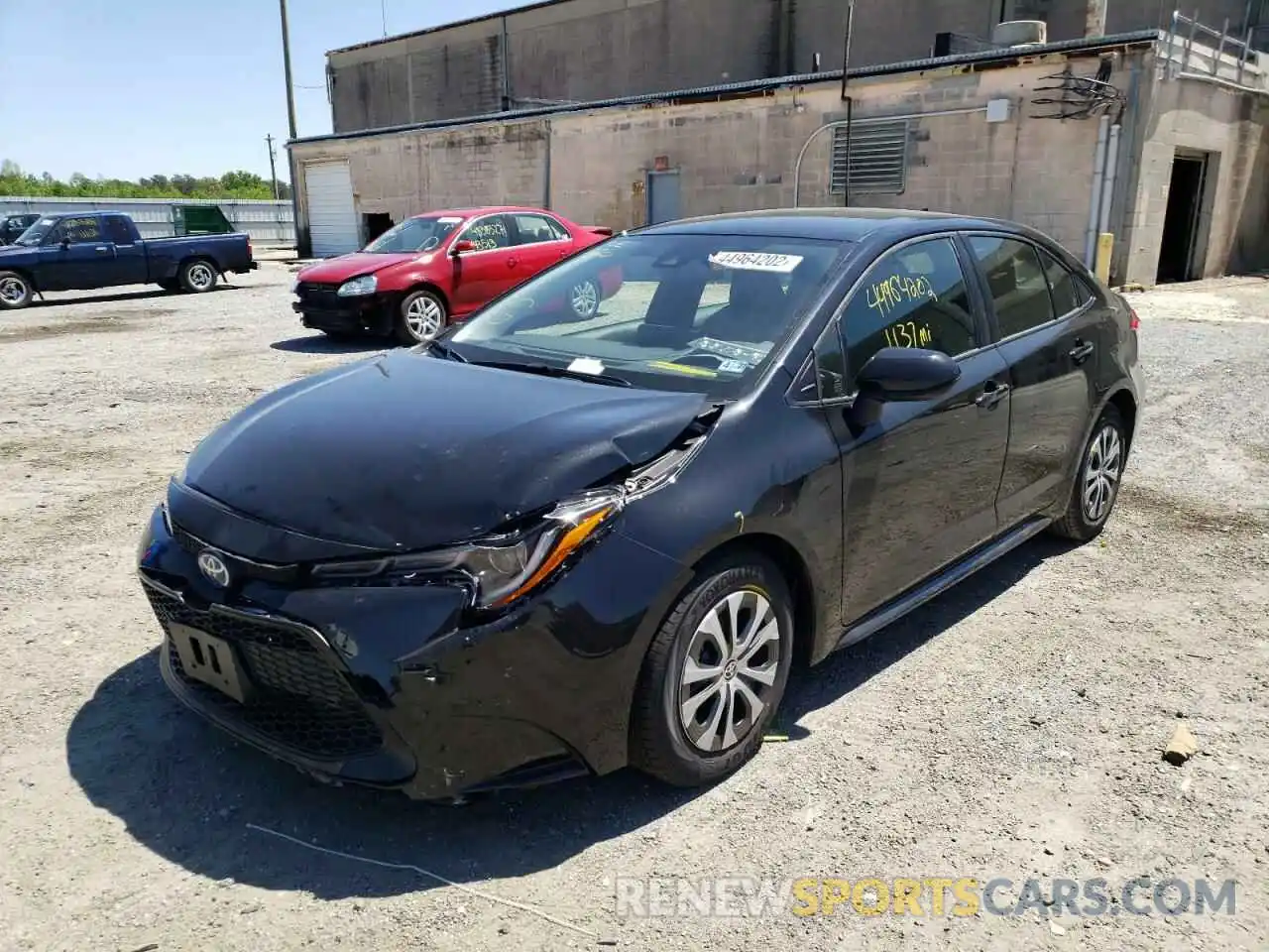 2 Photograph of a damaged car JTDEAMDE9NJ053233 TOYOTA COROLLA 2022