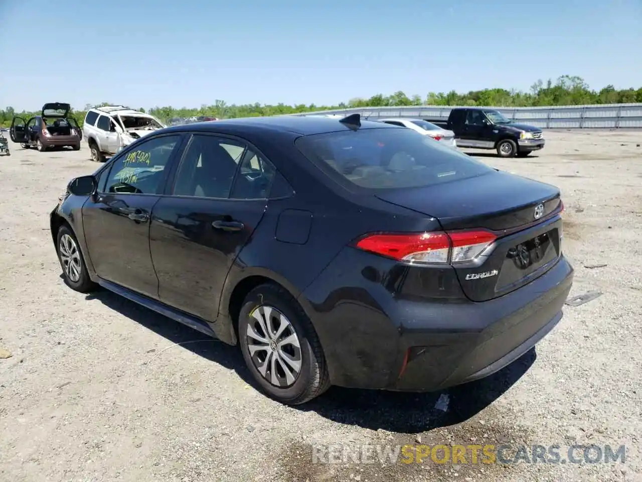 3 Photograph of a damaged car JTDEAMDE9NJ053233 TOYOTA COROLLA 2022