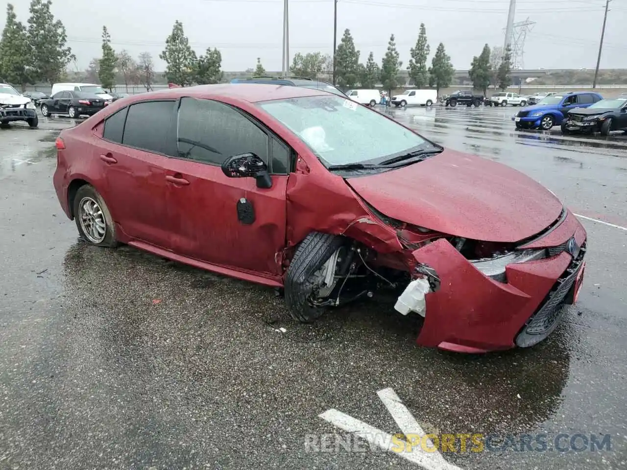 4 Photograph of a damaged car JTDEAMDE9NJ057041 TOYOTA COROLLA 2022