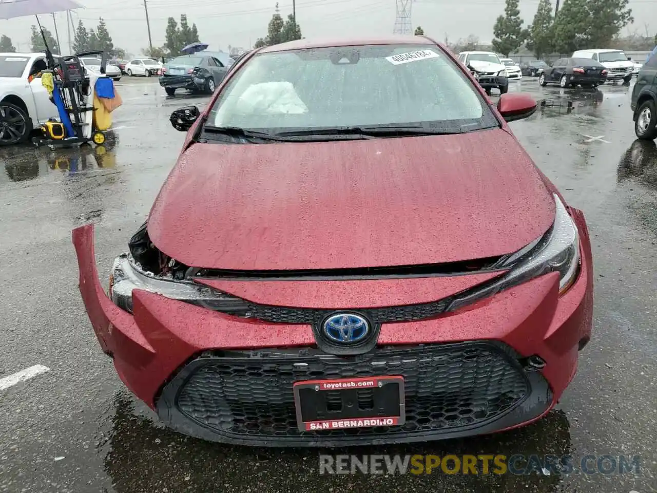 5 Photograph of a damaged car JTDEAMDE9NJ057041 TOYOTA COROLLA 2022