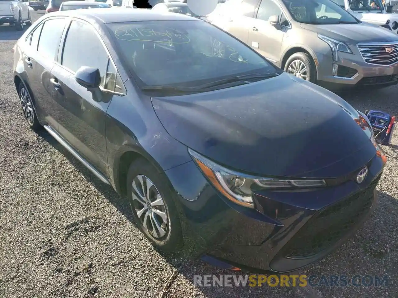 1 Photograph of a damaged car JTDEAMDE9NJ060540 TOYOTA COROLLA 2022