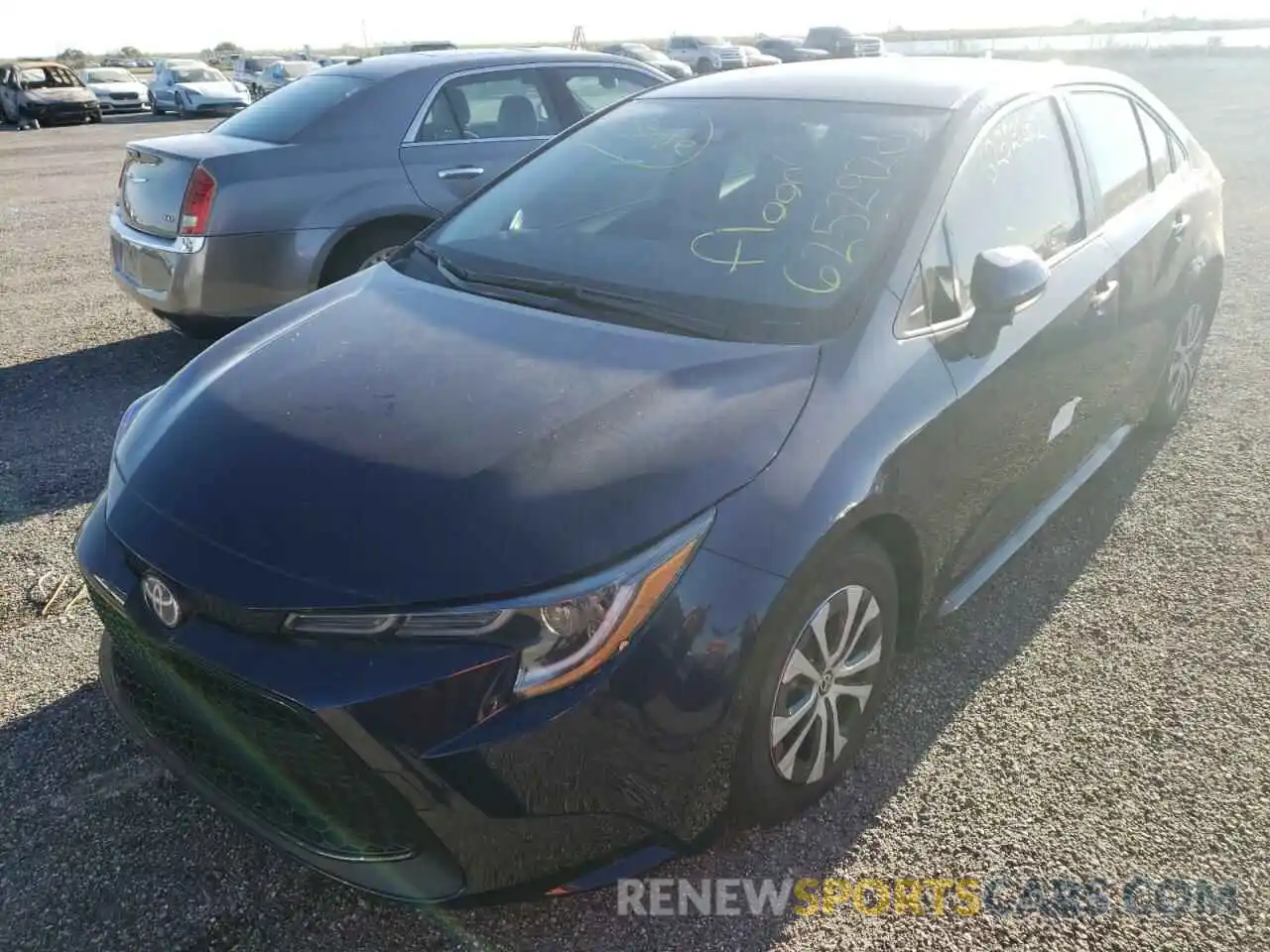 2 Photograph of a damaged car JTDEAMDE9NJ060540 TOYOTA COROLLA 2022