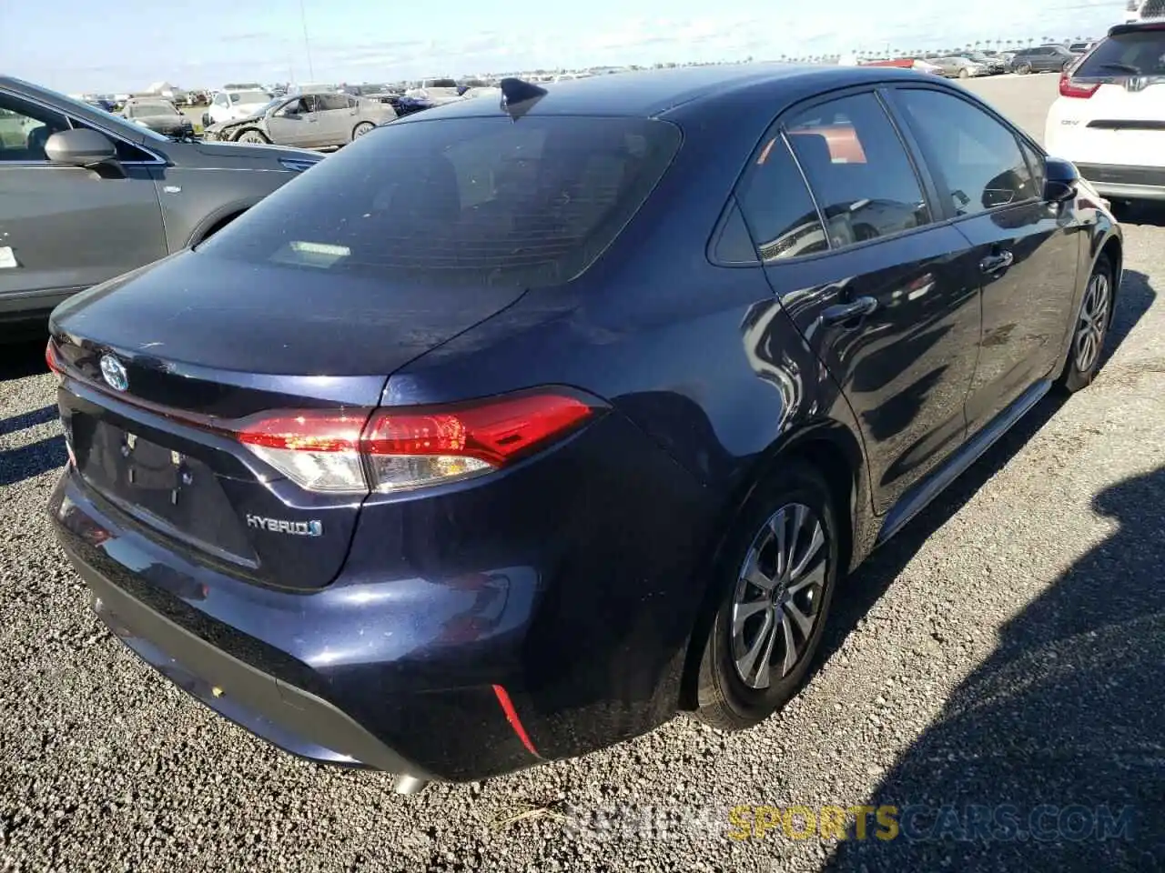 4 Photograph of a damaged car JTDEAMDE9NJ060540 TOYOTA COROLLA 2022