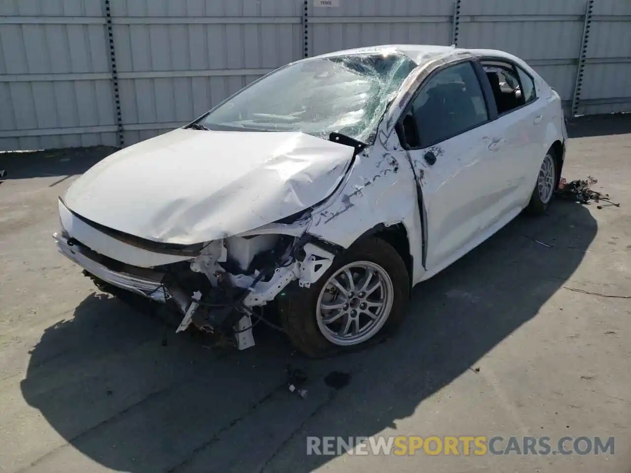 2 Photograph of a damaged car JTDEAMDEXN3005793 TOYOTA COROLLA 2022