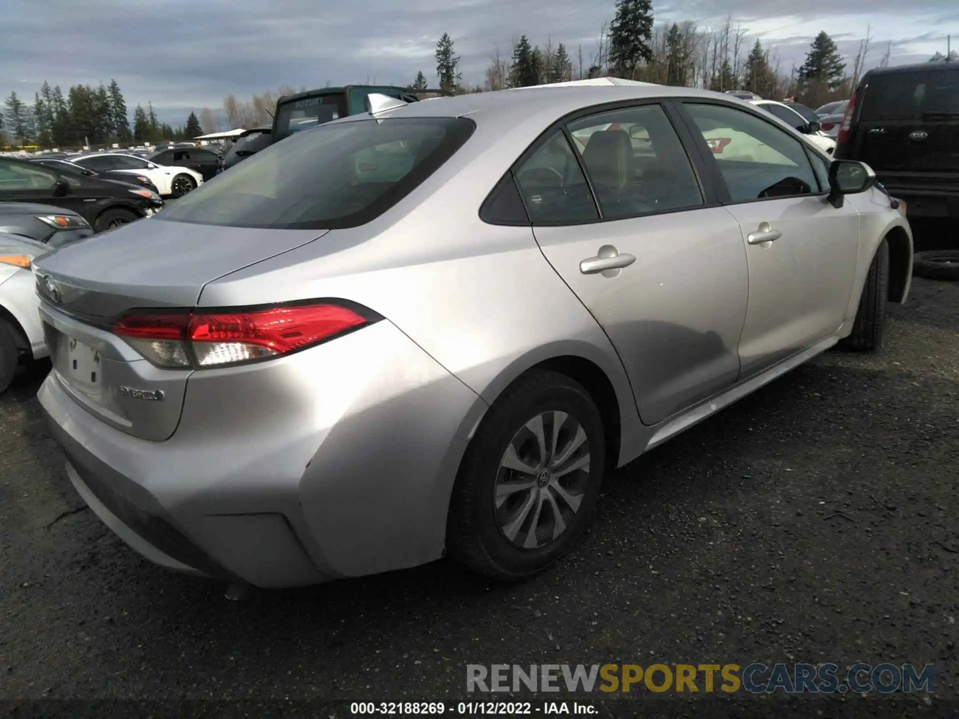 4 Photograph of a damaged car JTDEAMDEXNJ036084 TOYOTA COROLLA 2022