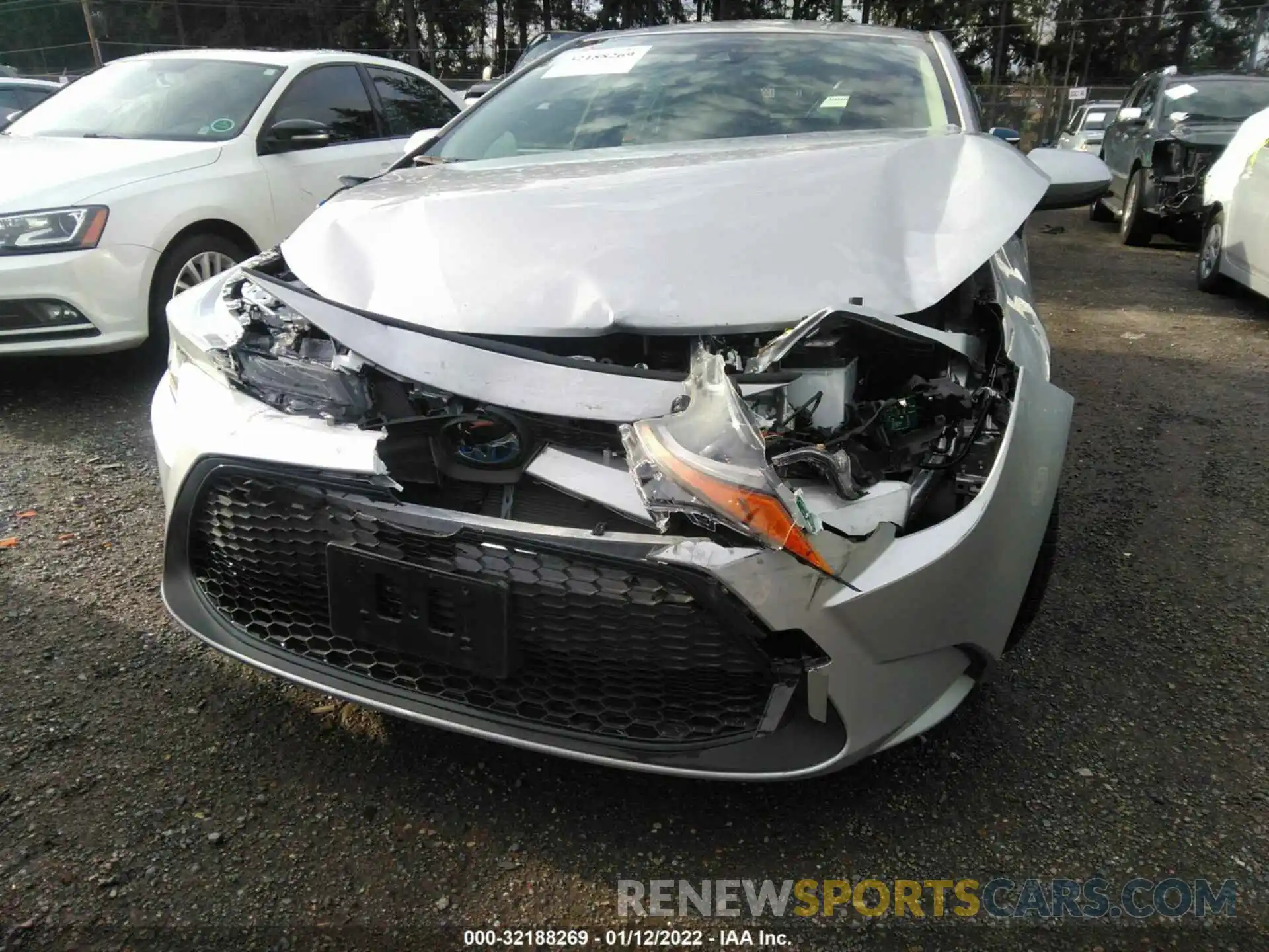 6 Photograph of a damaged car JTDEAMDEXNJ036084 TOYOTA COROLLA 2022