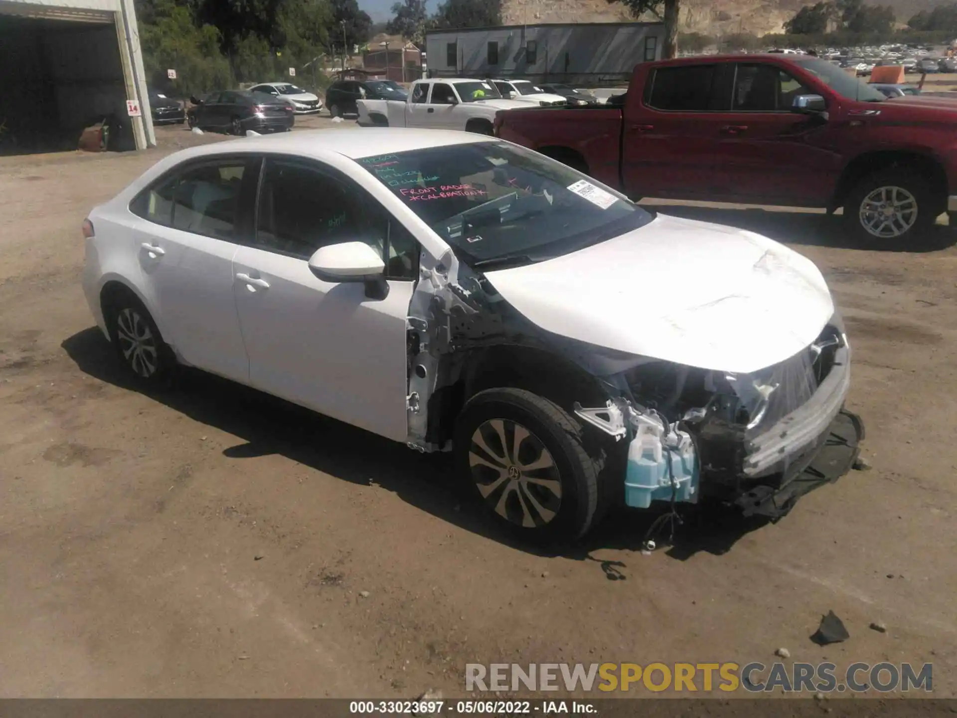 1 Photograph of a damaged car JTDEAMDEXNJ036926 TOYOTA COROLLA 2022