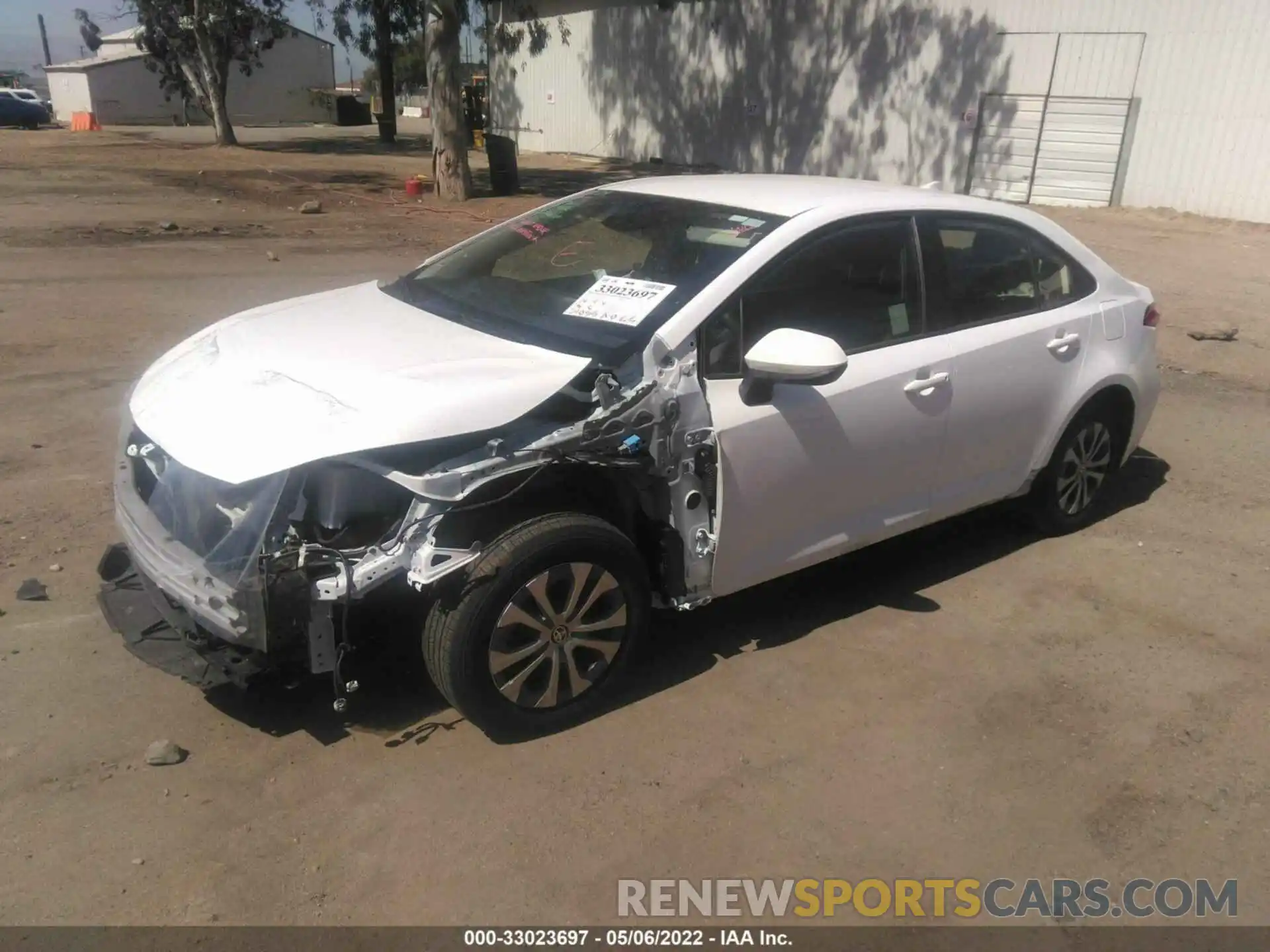 2 Photograph of a damaged car JTDEAMDEXNJ036926 TOYOTA COROLLA 2022