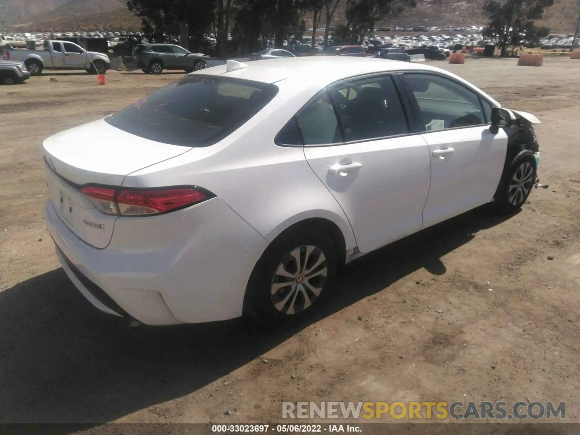 4 Photograph of a damaged car JTDEAMDEXNJ036926 TOYOTA COROLLA 2022