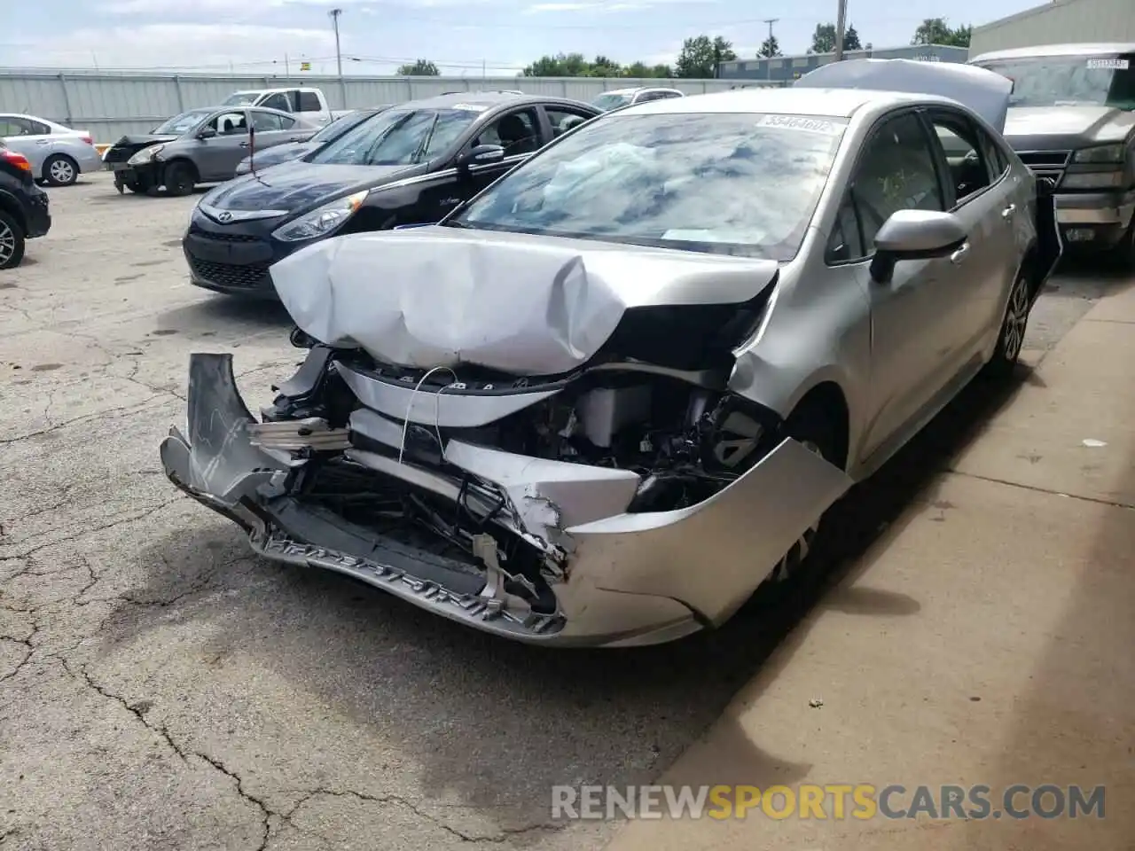 2 Photograph of a damaged car JTDEAMDEXNJ039356 TOYOTA COROLLA 2022