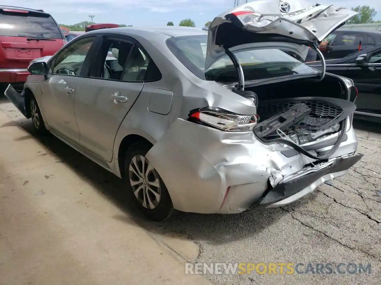 3 Photograph of a damaged car JTDEAMDEXNJ039356 TOYOTA COROLLA 2022