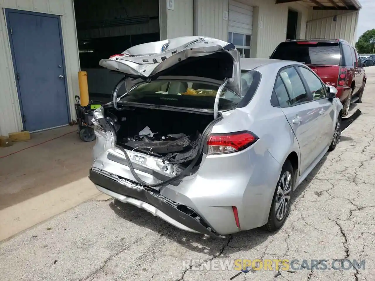 4 Photograph of a damaged car JTDEAMDEXNJ039356 TOYOTA COROLLA 2022