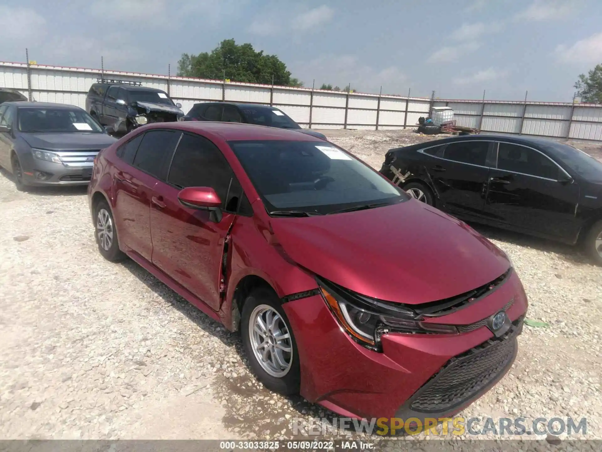 1 Photograph of a damaged car JTDEAMDEXNJ039423 TOYOTA COROLLA 2022