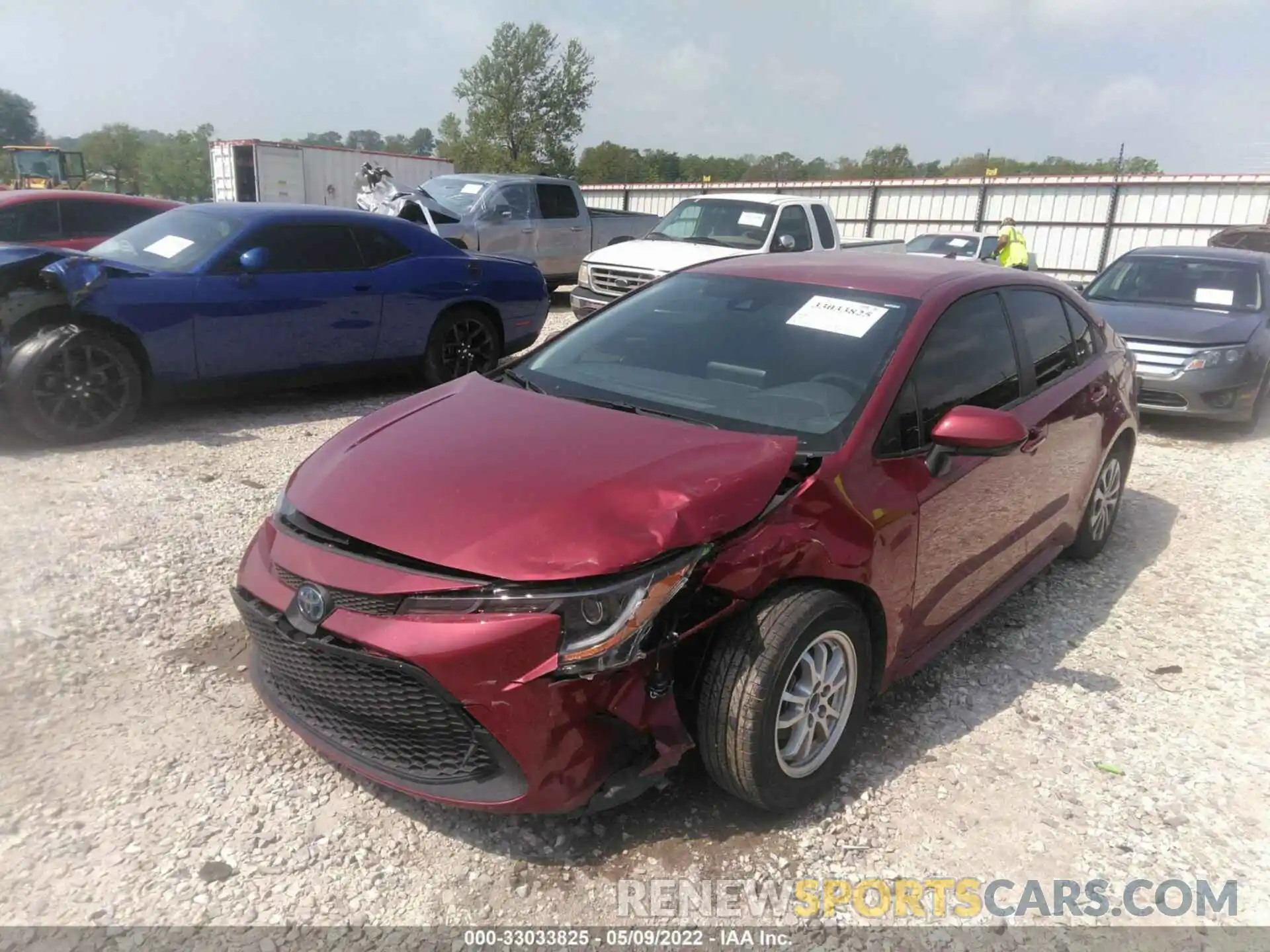 2 Photograph of a damaged car JTDEAMDEXNJ039423 TOYOTA COROLLA 2022