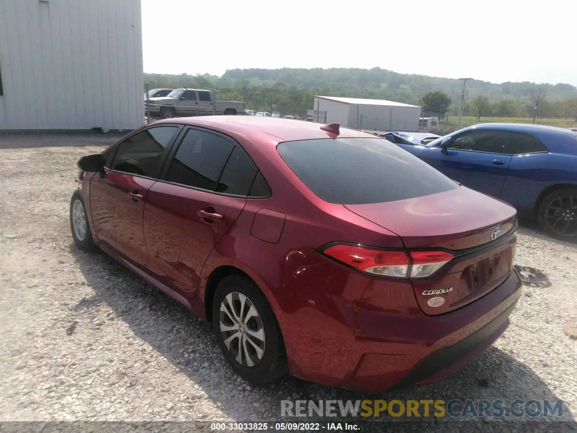 3 Photograph of a damaged car JTDEAMDEXNJ039423 TOYOTA COROLLA 2022