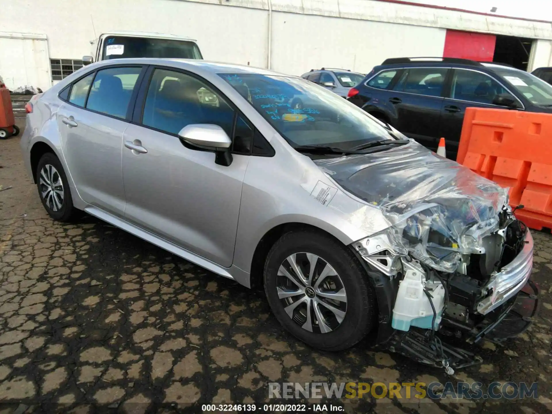 1 Photograph of a damaged car JTDEAMDEXNJ039910 TOYOTA COROLLA 2022