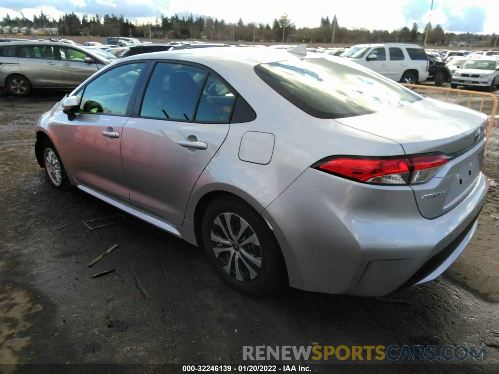 3 Photograph of a damaged car JTDEAMDEXNJ039910 TOYOTA COROLLA 2022