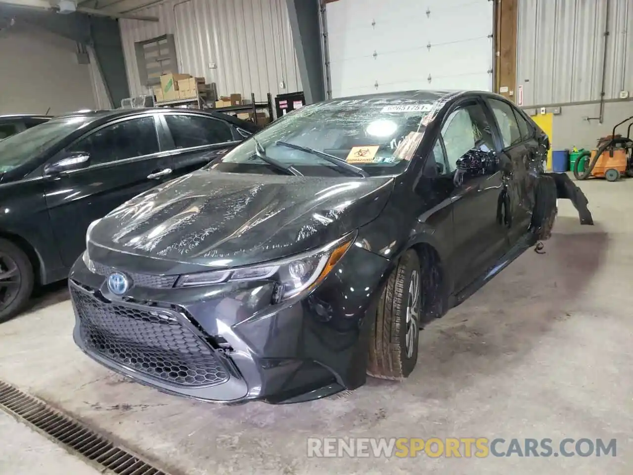 2 Photograph of a damaged car JTDEAMDEXNJ040264 TOYOTA COROLLA 2022