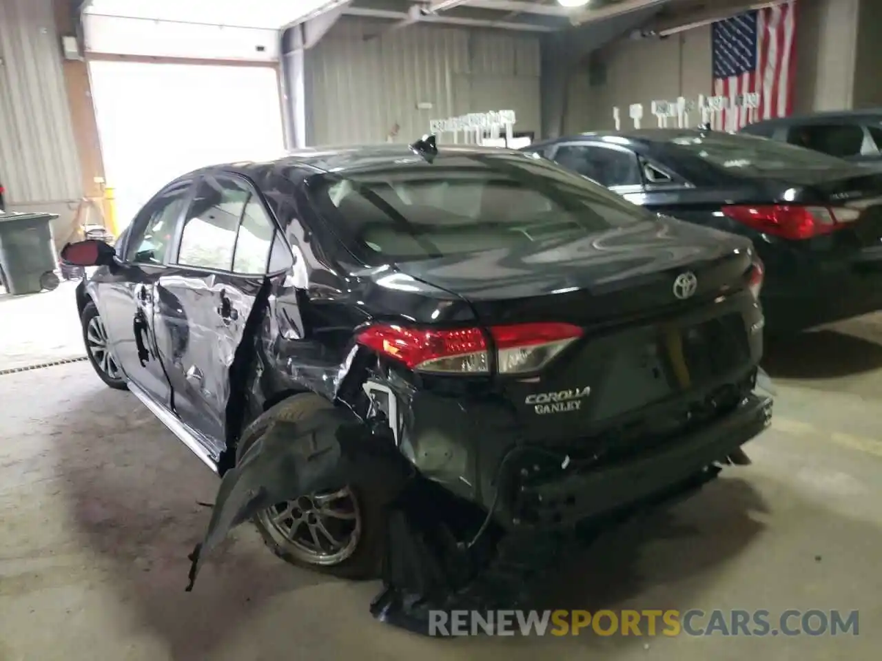 3 Photograph of a damaged car JTDEAMDEXNJ040264 TOYOTA COROLLA 2022