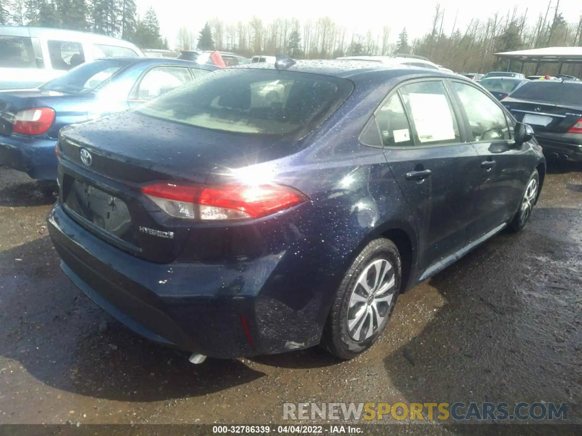 4 Photograph of a damaged car JTDEAMDEXNJ042242 TOYOTA COROLLA 2022