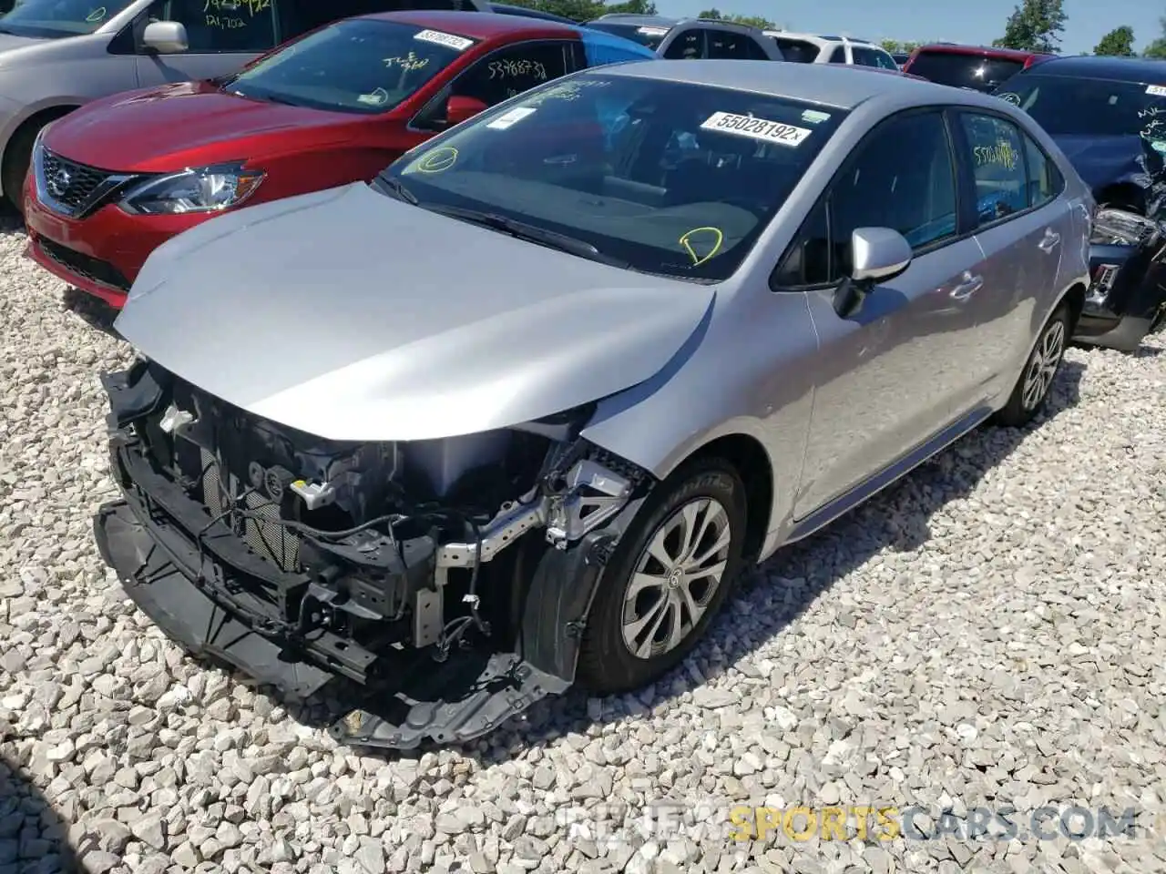 2 Photograph of a damaged car JTDEAMDEXNJ043116 TOYOTA COROLLA 2022