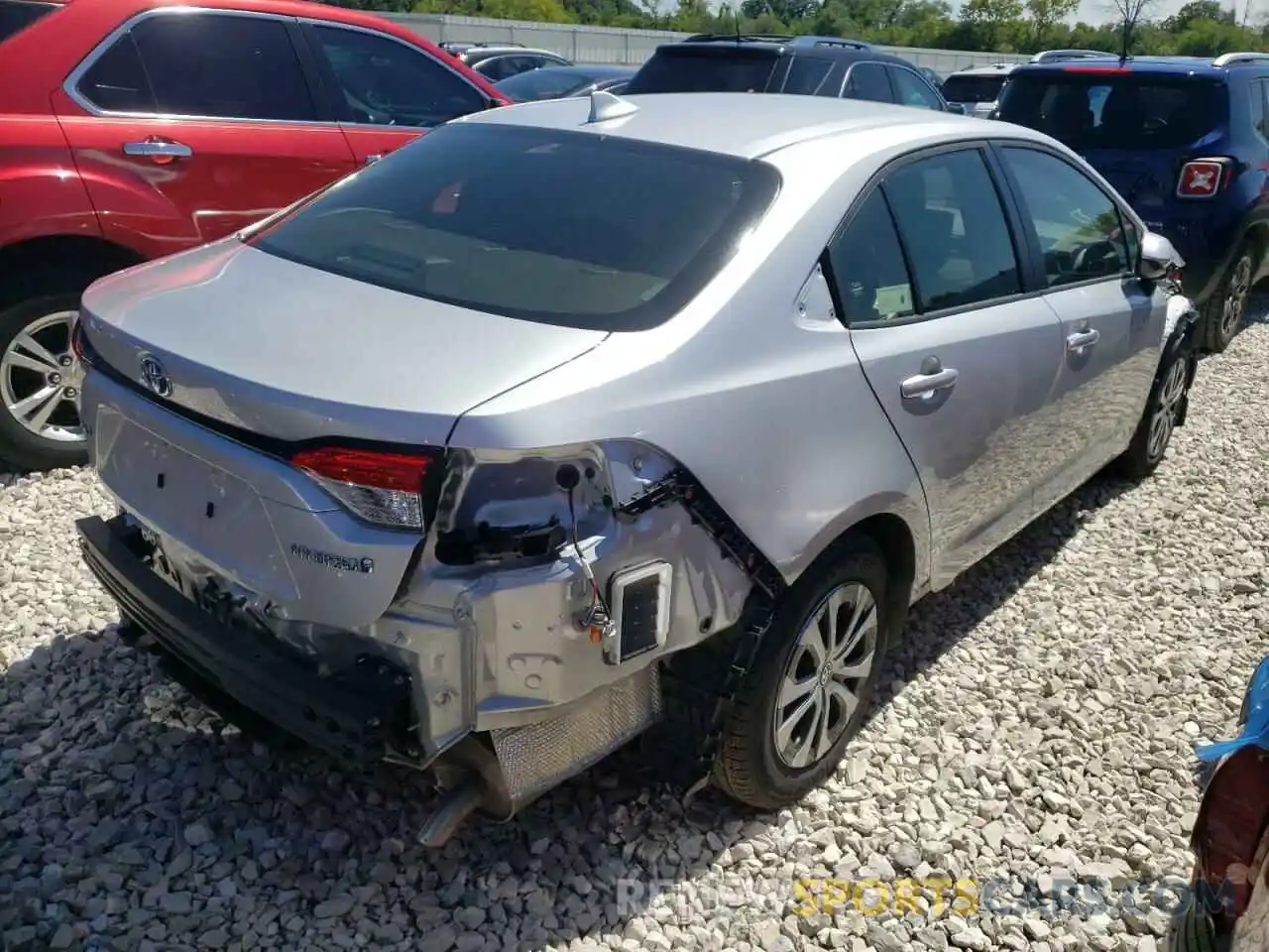 4 Photograph of a damaged car JTDEAMDEXNJ043116 TOYOTA COROLLA 2022