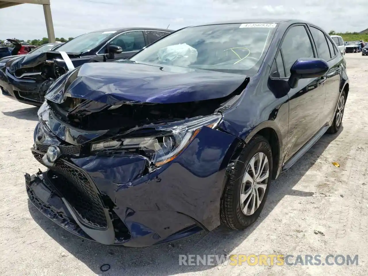 2 Photograph of a damaged car JTDEAMDEXNJ044783 TOYOTA COROLLA 2022