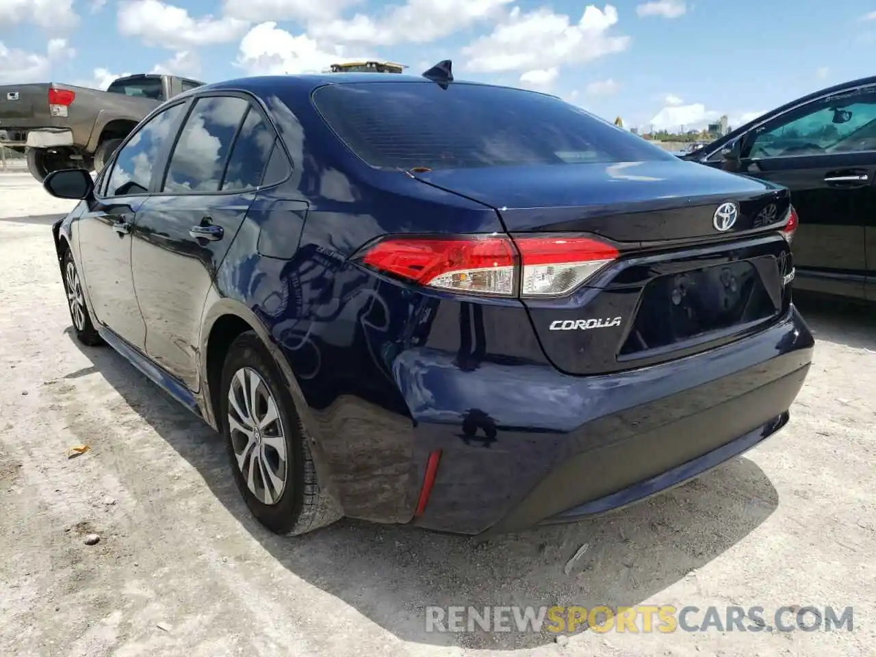 3 Photograph of a damaged car JTDEAMDEXNJ044783 TOYOTA COROLLA 2022