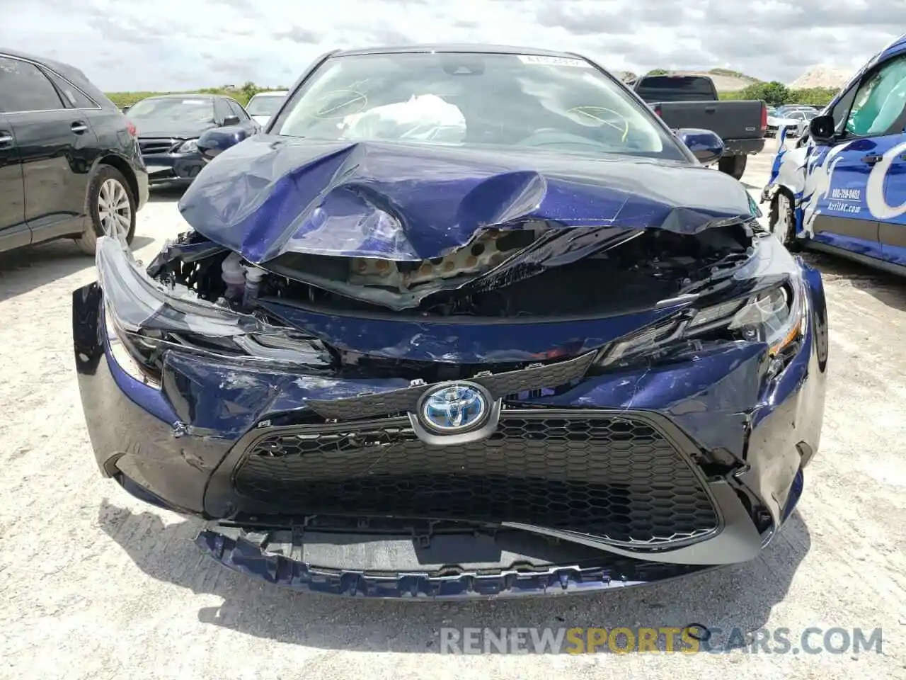 9 Photograph of a damaged car JTDEAMDEXNJ044783 TOYOTA COROLLA 2022